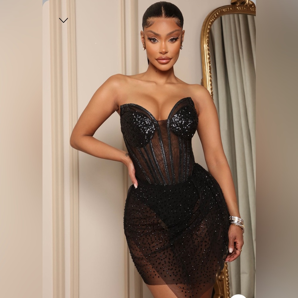Sexy black dress